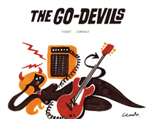 Tablet Screenshot of go-devils.com